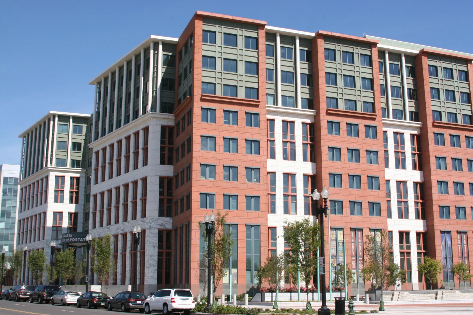 The U.S. Department of Transportation headquarters building in Washington, D.C., photographed by Aude in September 2007.